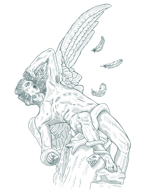 El Ángel Caído: Belleza en la Caída, Oscuridad en el Arte